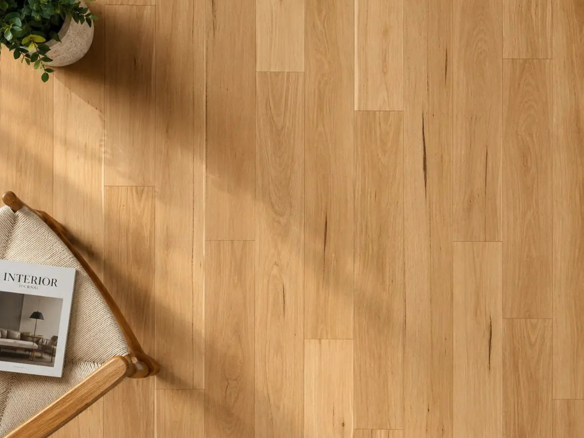 Eco Flooring Swish Native Blackbutt Select engineered timber floorboards, UV lacquer finish
