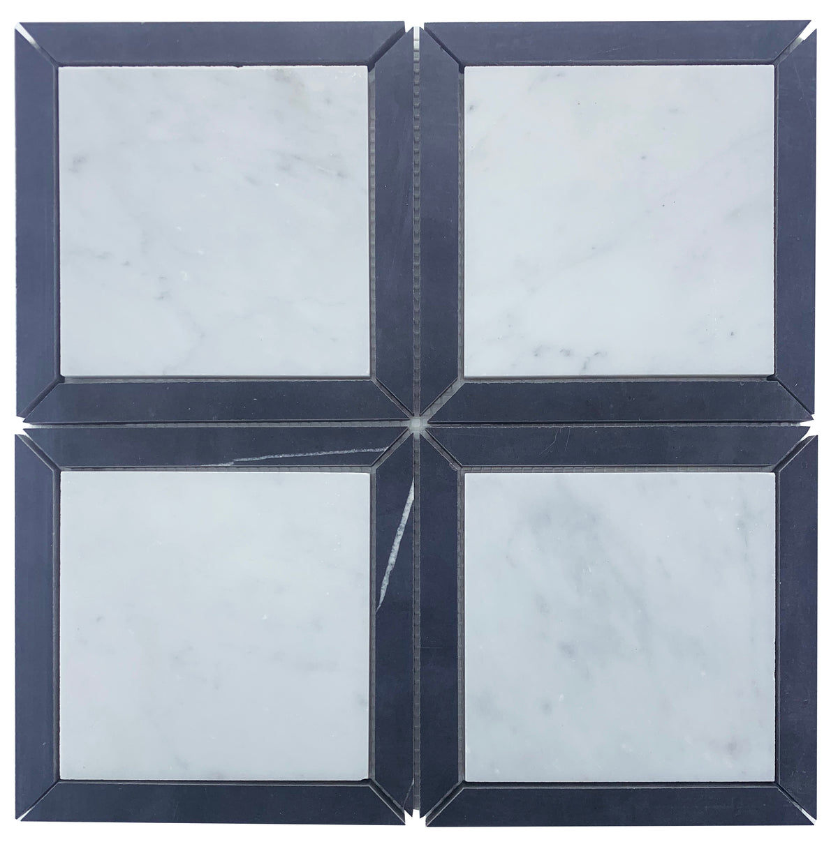 Carrara Border Marble Mosaic | Honed Natural Stone