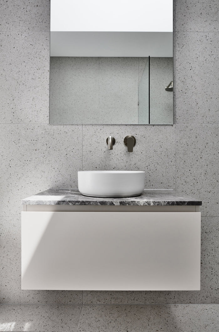 Round Wall Mixer Paddle Handle Trim Kit - In-wall Body Not Included in Brushed Nickel | Meir #Colour_Brushed Nickel