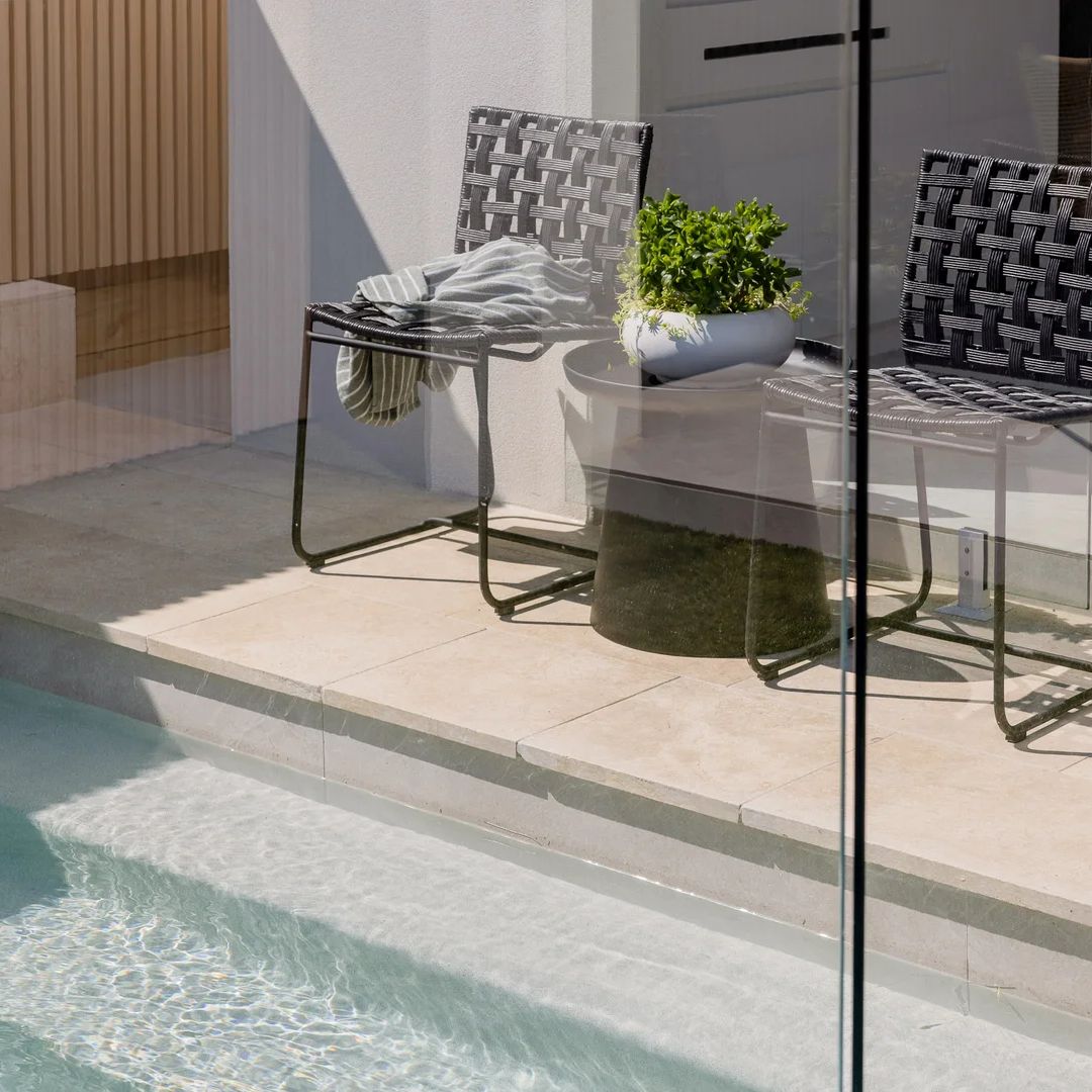 Crema Novelda Acid Washed & Tumbled Limestone Paver