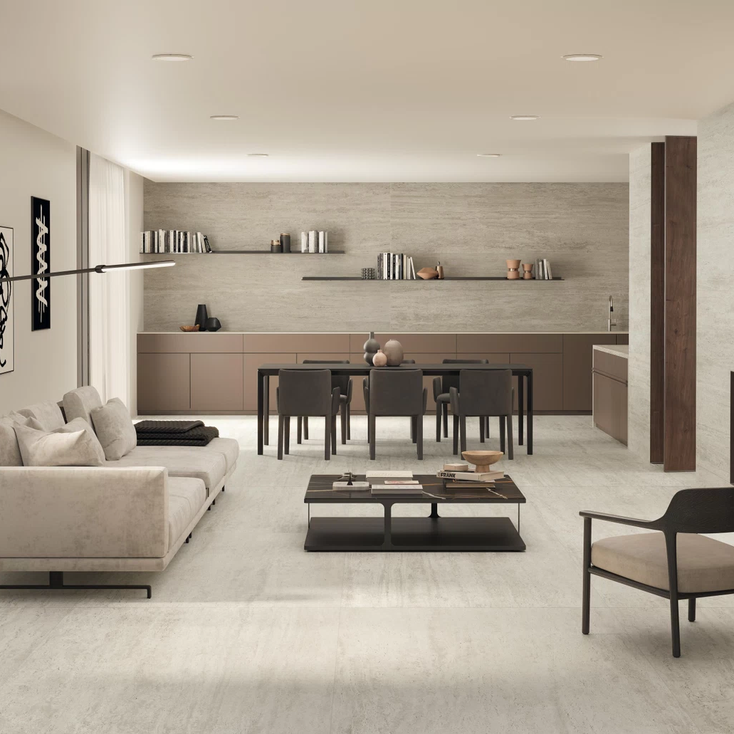 Marvel Travertine Look Porcelain Tile Cross Cut
