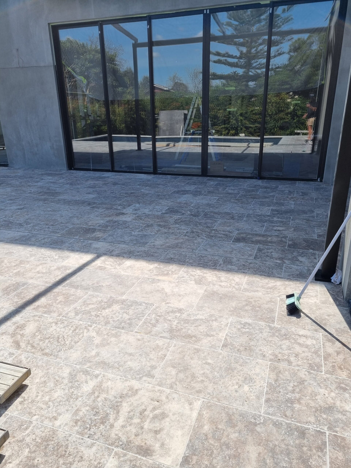 Travertine Silver Natural Stone Tile – Tumbled finish