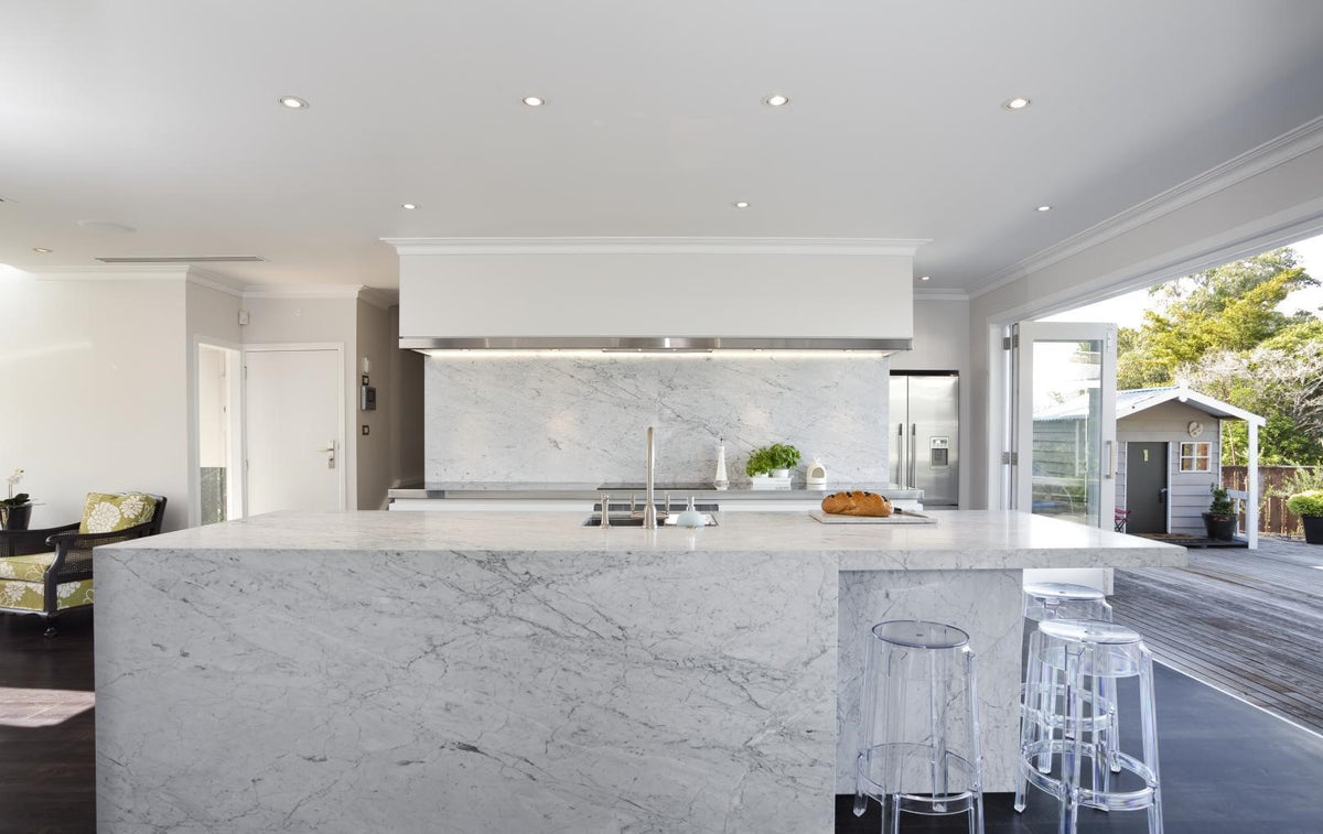 Bianco Carrara Marble Floor & Wall Tile