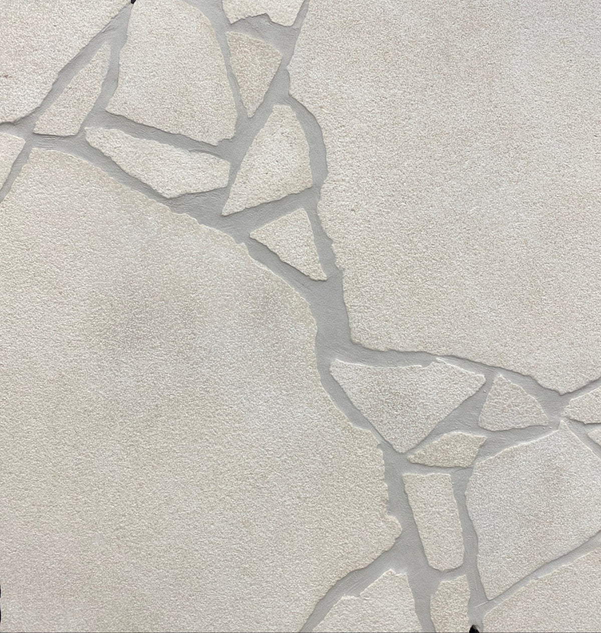 Coral Bush Hammered & Tumbled Limestone Crazy Pave