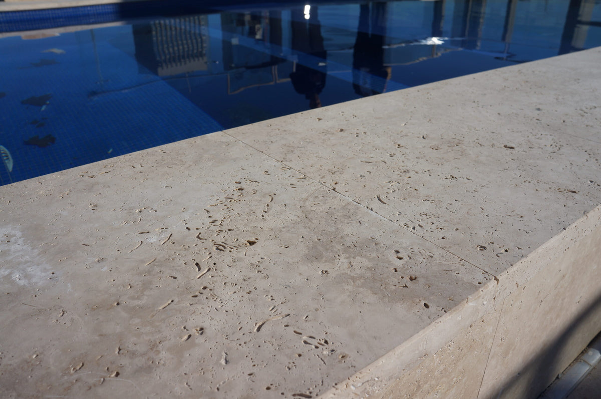 Travertine Classic Pool Coping
