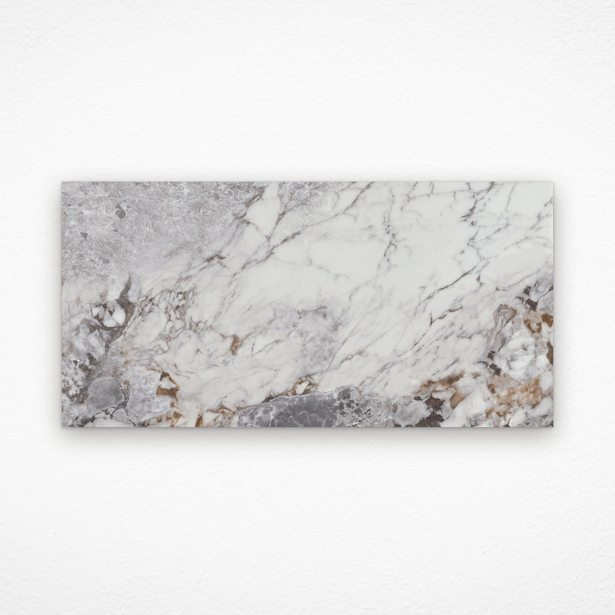 Unico Grey Marble Look Italian Porcelain Floor & Wall Tile