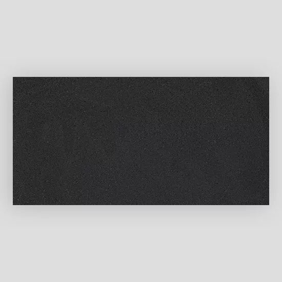 Juno Series Porcelain Tile in Black, Matt finish