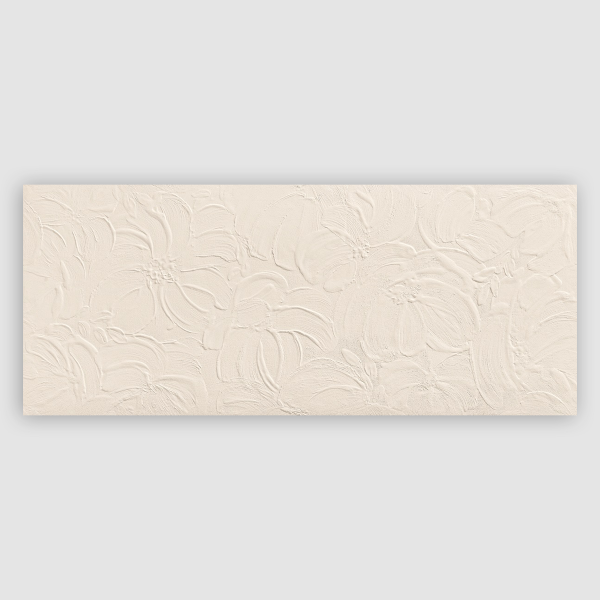3D Plaster Series Italian Tile in Bloom, Matt finish