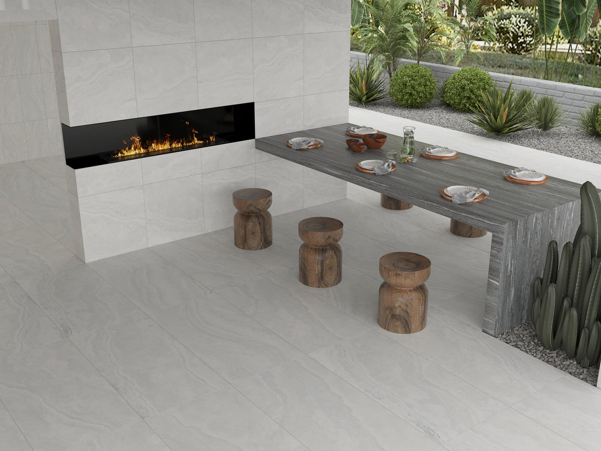Ascoli Stone Look Porcelain Floor & Wall Tile