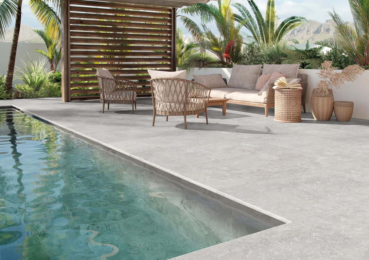Bari Travertine Look Porcelain Crazy Pave