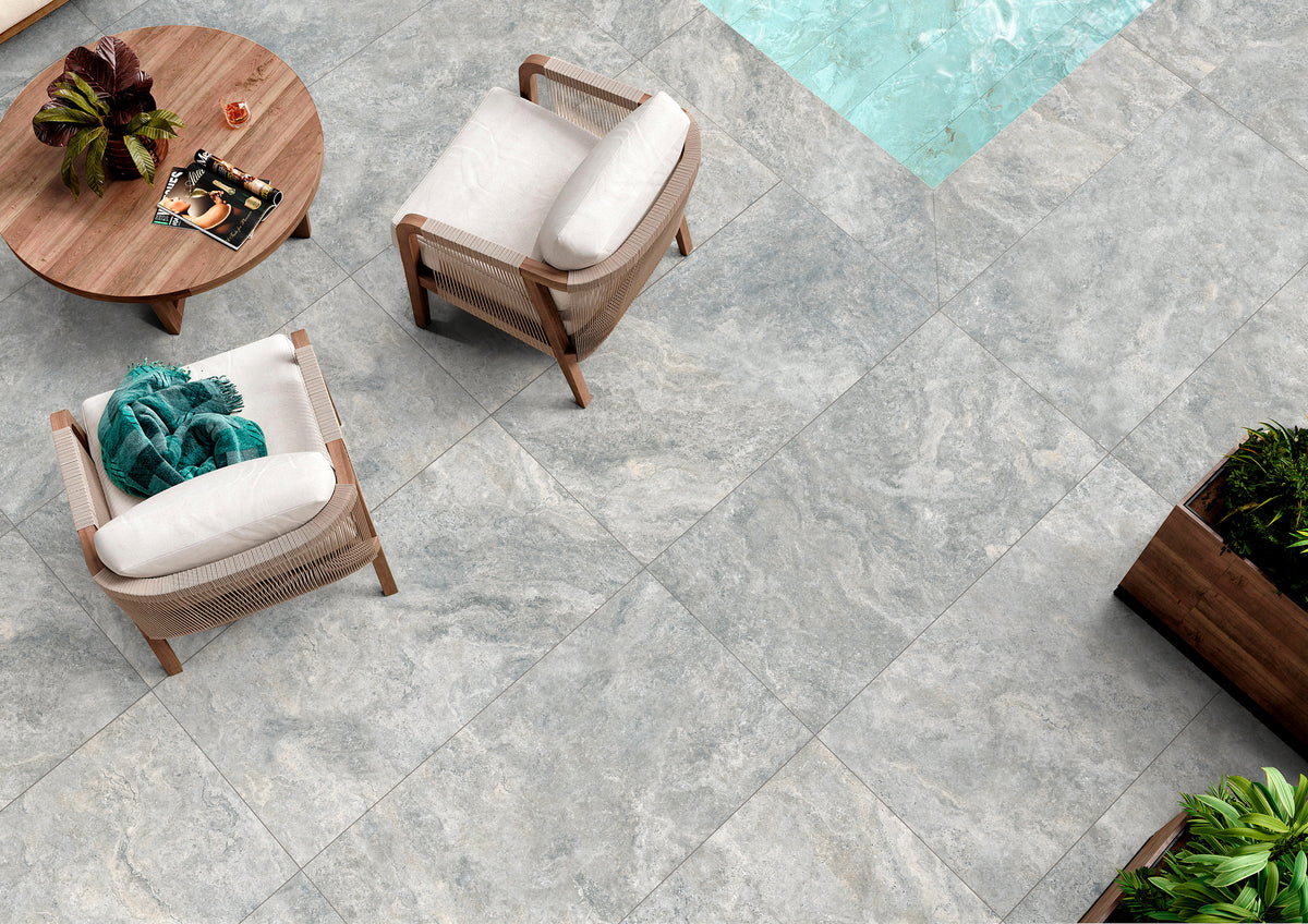 Travertino Travertine Look Porcelain Pool Coping