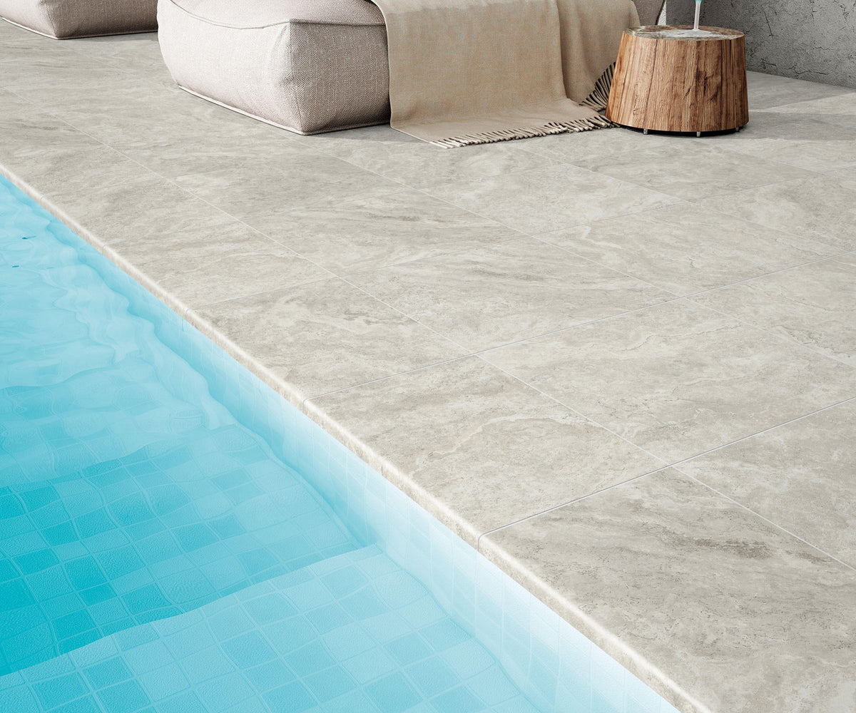 Travertino Travertine Look Porcelain Pool Coping