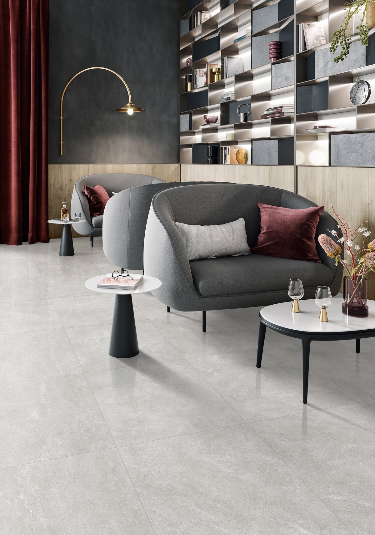 Kiel Stone Look Porcelain Floor & Wall Tile