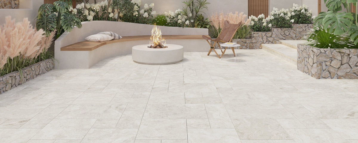 Travertino Travertine Look Porcelain Floor & Wall Tile