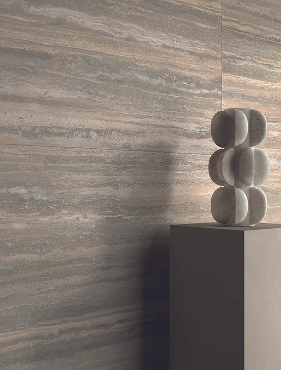 Cocoon Series 600 x 1200 mm Italian Porcelain Tile in Hazelnut & Beige, Honed finish