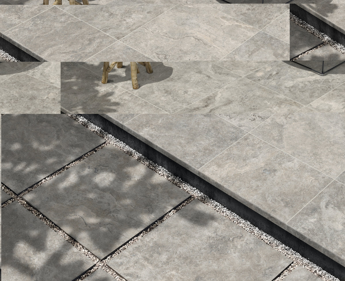 Travertino Travertine Look Porcelain Pool Coping