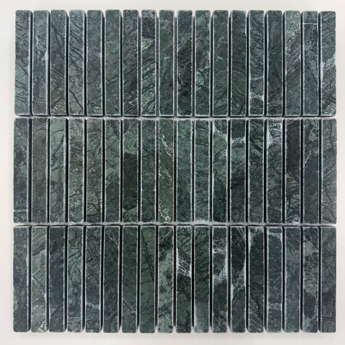 Verde Stack Marble Mosaic | Tumbled Natural Stone