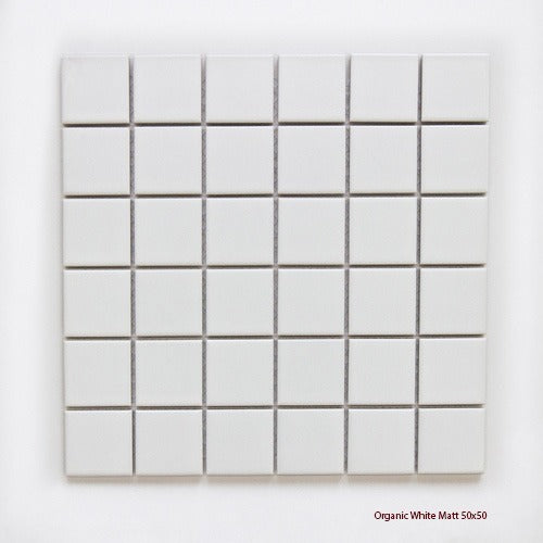 Glazed Solid Square Mosaics