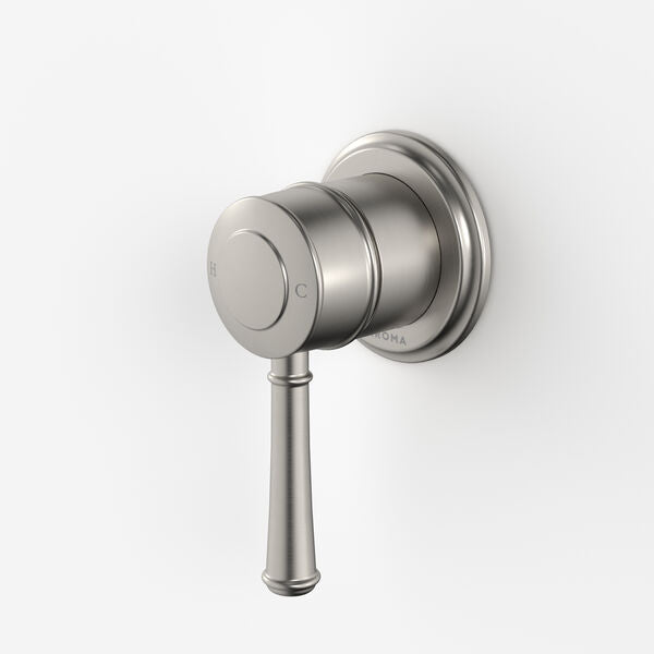 Riviere Bath/Shower Mixer in Brushed Nickel | Caroma #Colour_Brushed Nickel
