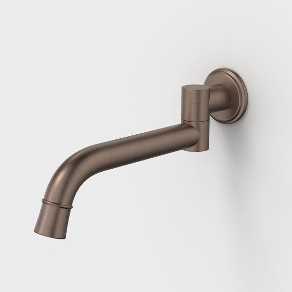 Brushed Bronze - Riviere Swivel Bath Outlet 220mm