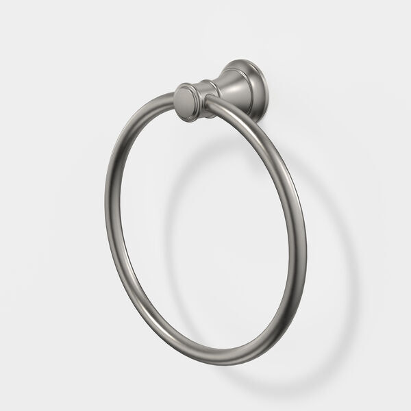 Riviere Towel Ring in Brushed Nickel | Caroma #Colour_Brushed Nickel