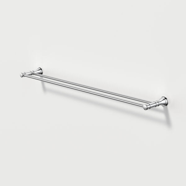 Riviere Double Towel Rail 800mm in Chrome | Caroma #Colour_Chrome