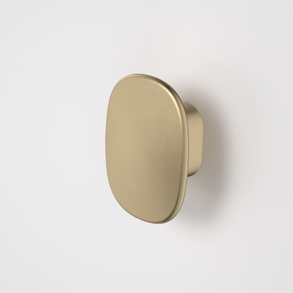 Contura II Robe Hook - Small in Brushed Brass | Caroma #Colour_Brushed Brass