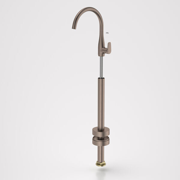 Contura II Freestanding Bath Filler - Trim Kit in Brushed Bronze | Caroma #Colour_Brushed Bronze