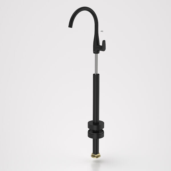 Contura II Freestanding Bath Filler - Trim Kit in Matte Black | Caroma #Colour_Matte Black