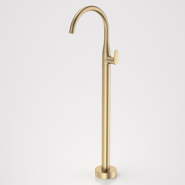 Contura II Freestanding Bath Filler - Trim Kit in Brushed Brass | Caroma #Colour_Brushed Brass