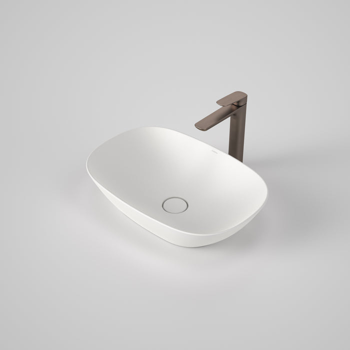 Contura II 530mm Above Counter Basin in Matte White | Caroma #Colour_Matte White