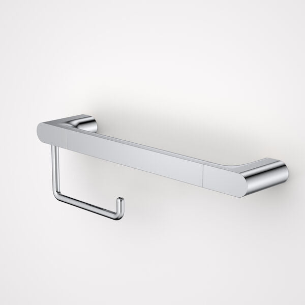 Urbane II Universal Rail 400mm + T/R Holder Set in Chrome | Caroma #Colour_Chrome