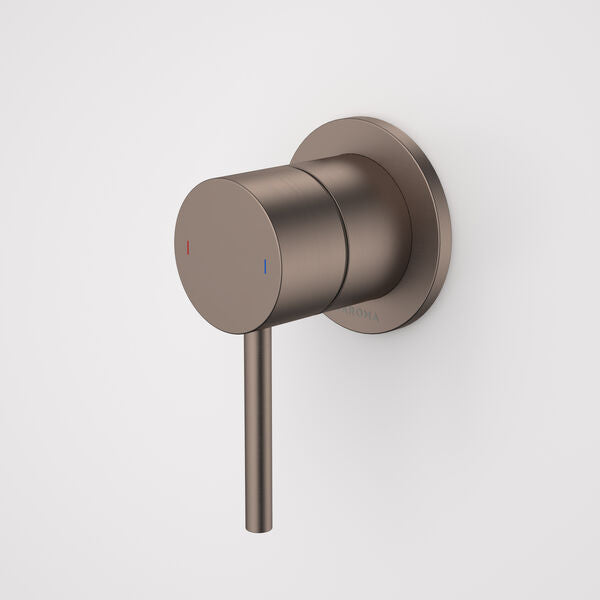 Brushed Bronze - Liano II Bath/Shower Mixer - Round Cover Plate