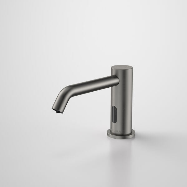 Liano II Sensor Hob Mounted Soap Dispenser in Gunmetal | Caroma #Colour_Gunmetal