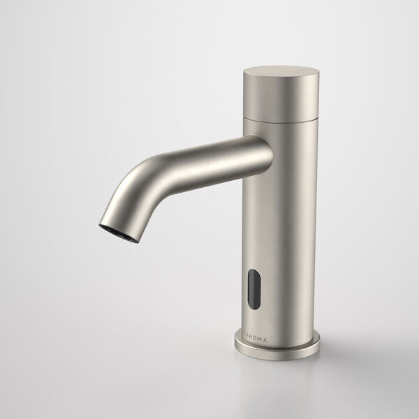 Liano II Sensor Hob Mounted Outlet in Brushed Nickel | Caroma #Colour_Brushed Nickel