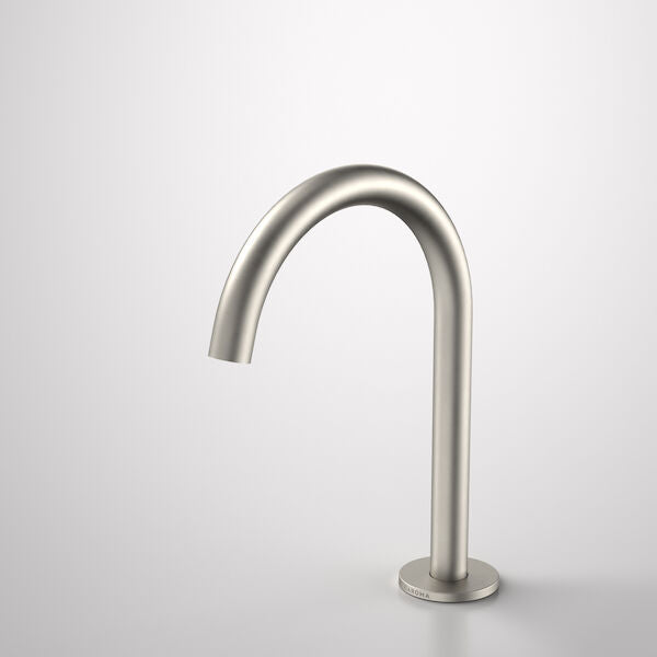 Liano II Hob Swivel Outlet 160mm in Brushed Nickel | Caroma #Colour_Brushed Nickel