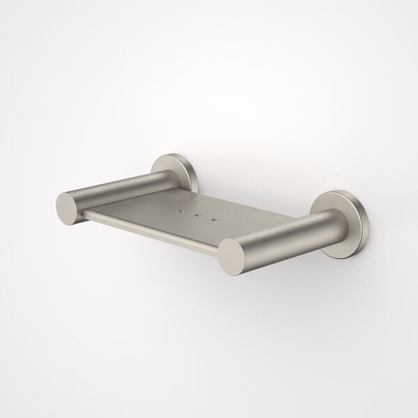 Liano II Soap Dish in Brushed Nickel | Caroma #Colour_Brushed Nickel