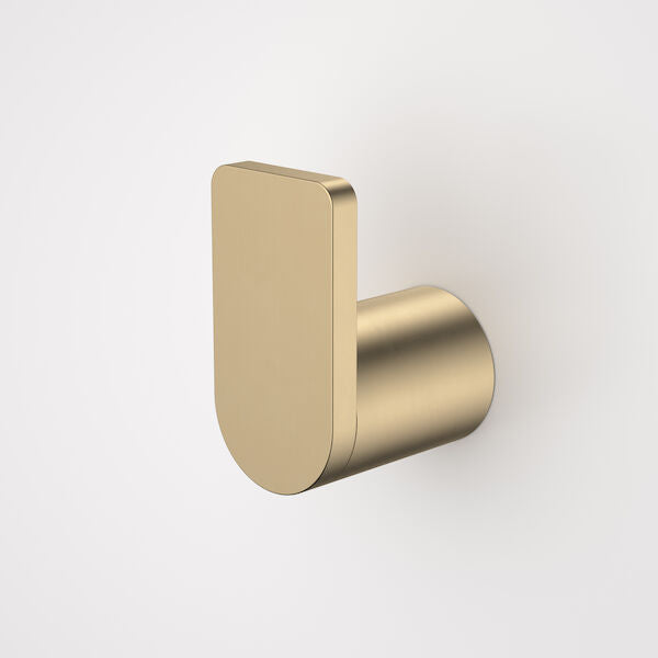 Urbane II Robe Hook in Brushed Brass | Caroma #Colour_Brushed Brass