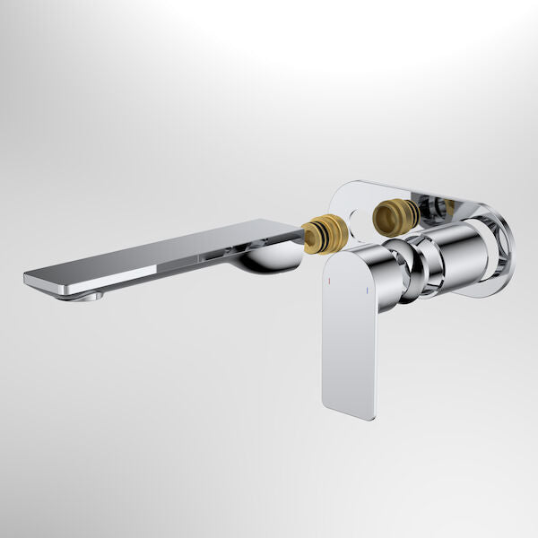 Urbane II 180mm Wall Basin/Bath Trim Kit - Round Cover Plate in Chrome | Caroma #Colour_Chrome