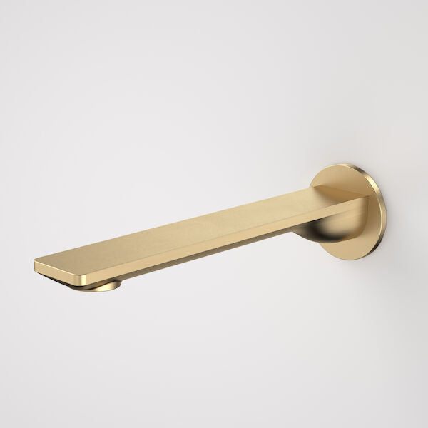 Urbane II 220mm Basin/Bath Outlet - Round Cover Plate in Brushed Brass | Caroma #Colour_Brushed Brass