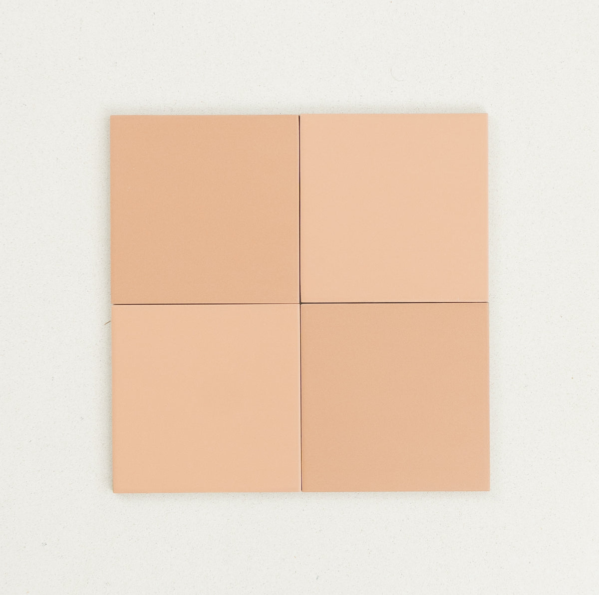 Rubik Square Floor & Wall Spanish Tile 123x123mm in Clay, Matt finish