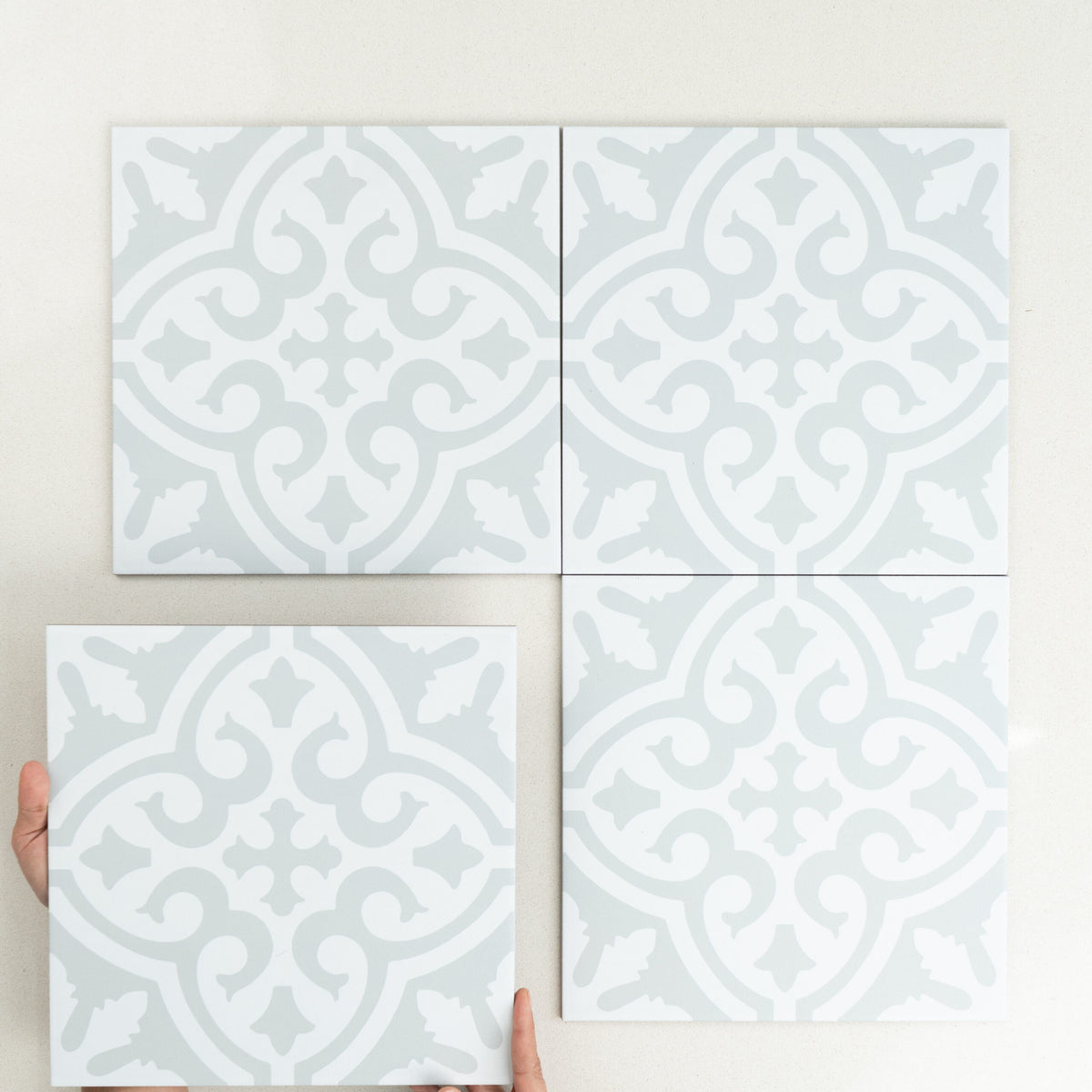 Kenthurst Encaustic Look Patterned Floor & Wall Tile Australian Made 300x300mm