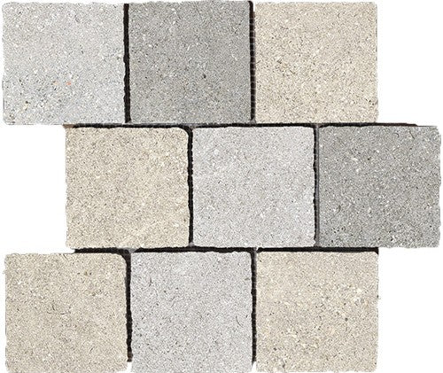 Antibes Cobble Porcelain Mosaic 100x100 mm