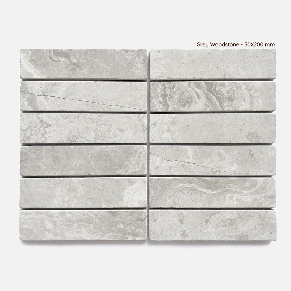 Apollo Series Woodstone Natural Stone Floor and Wall Tile – Tumbled finish