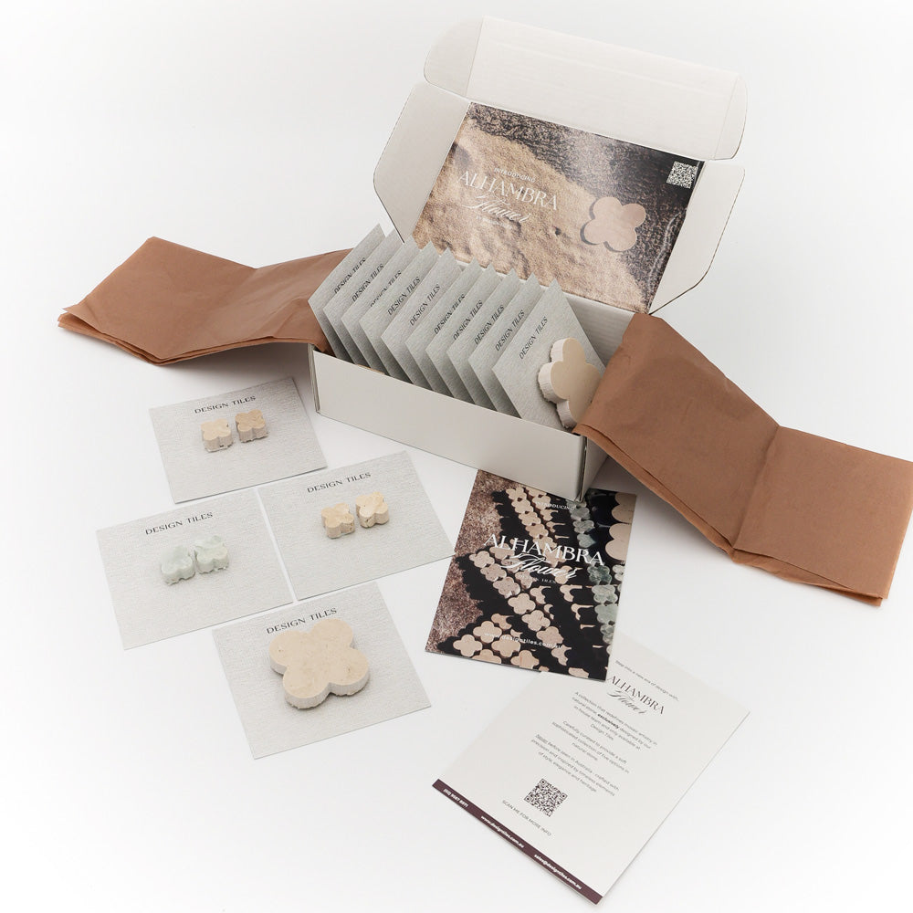 Alhambra Flower Mosaic Sample Pack | Serano Surfaces