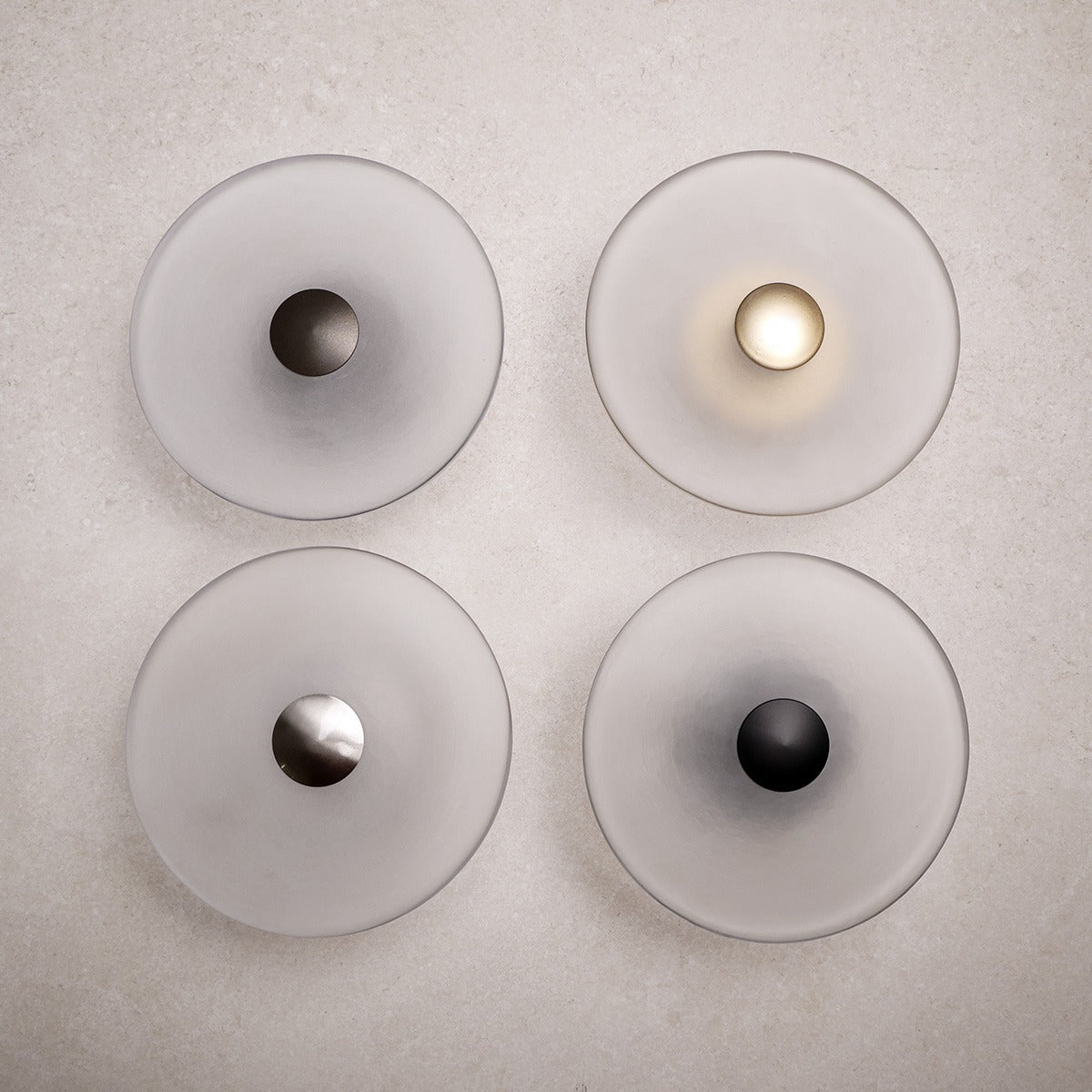 Lunara Caspia Frosted Wall Light