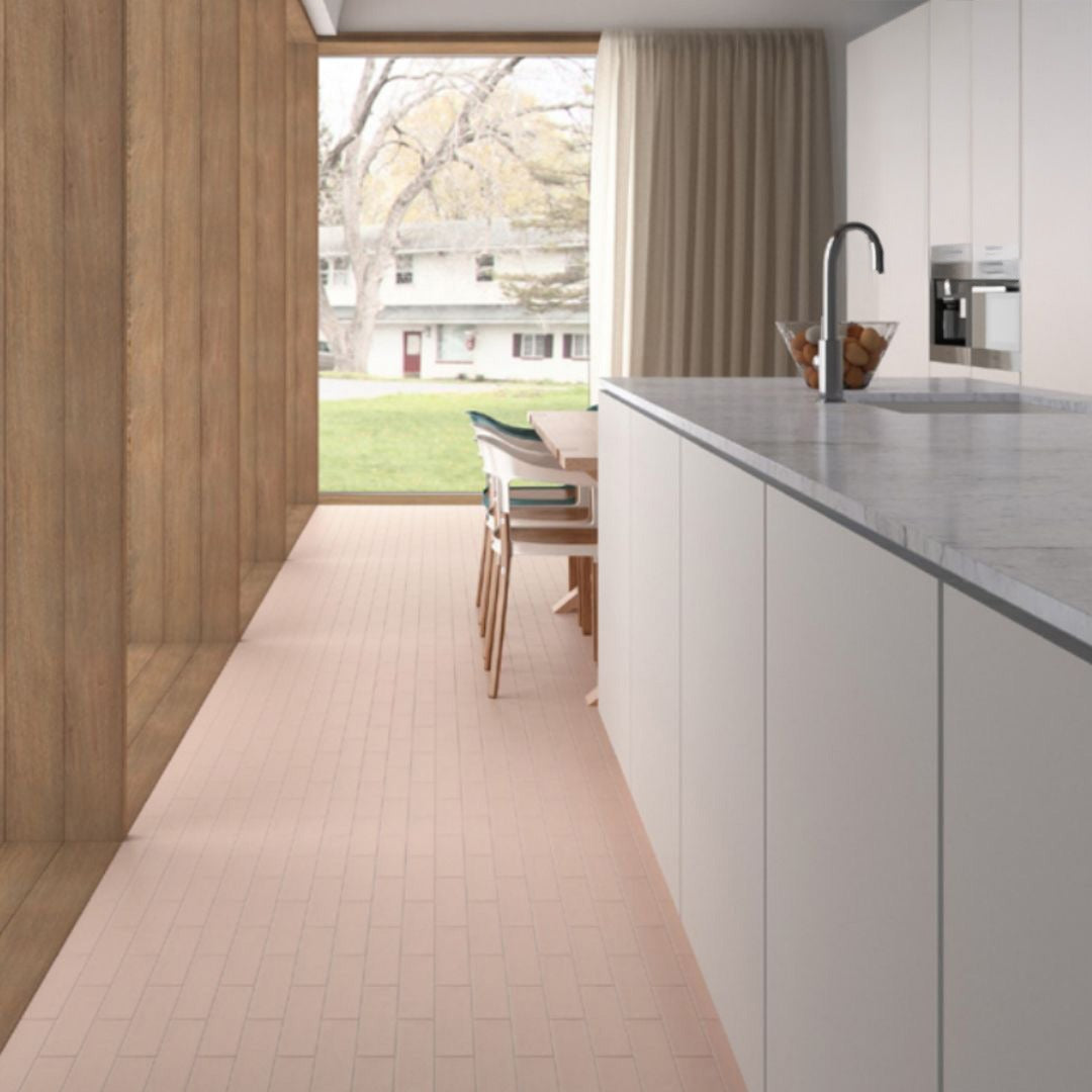 Arou Series Spanish Porcelain Tile in Bianco, Ecru, Olive, Rosa & Sky, Gloss & Matt finish
