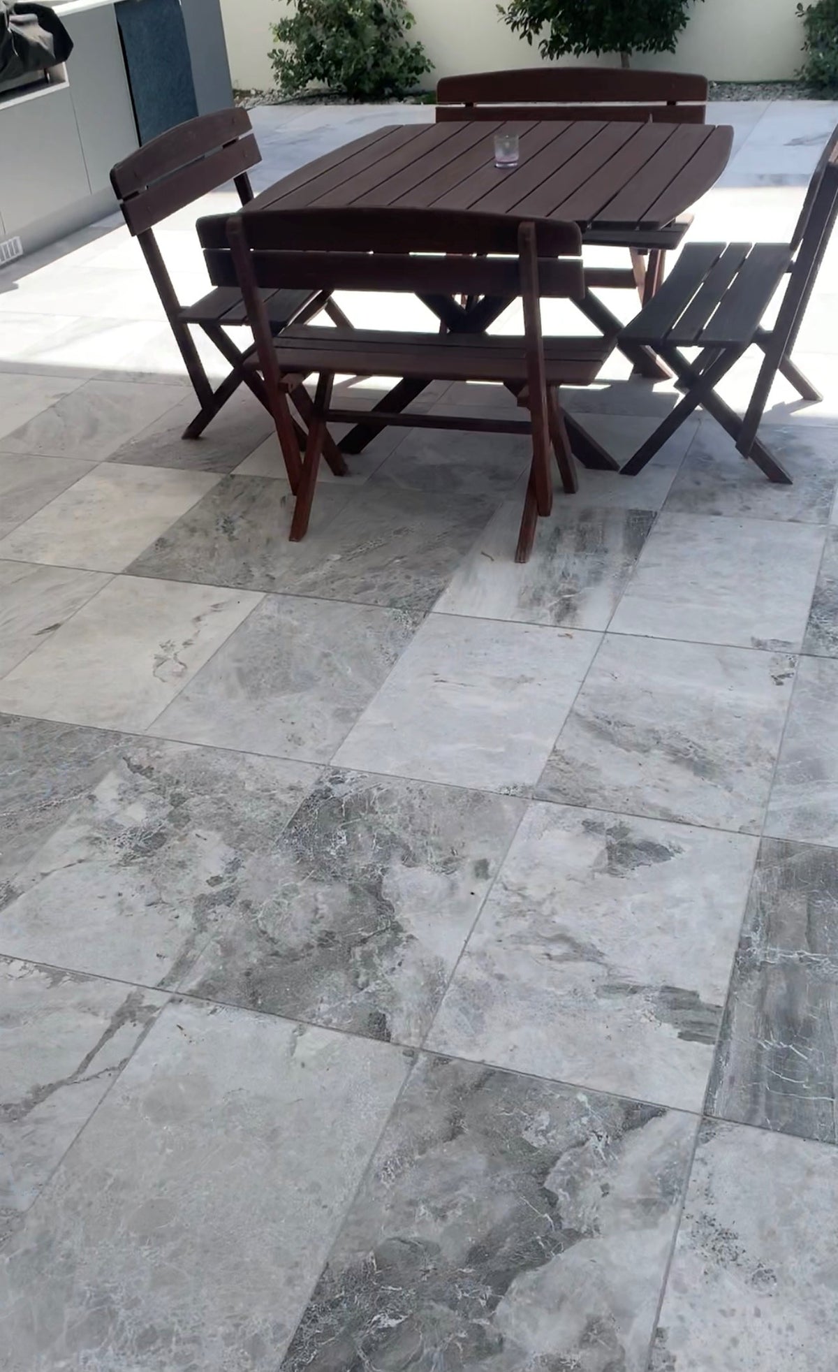Atlantic Grey Anti-Slip Marble Tile – Sandblasted finish