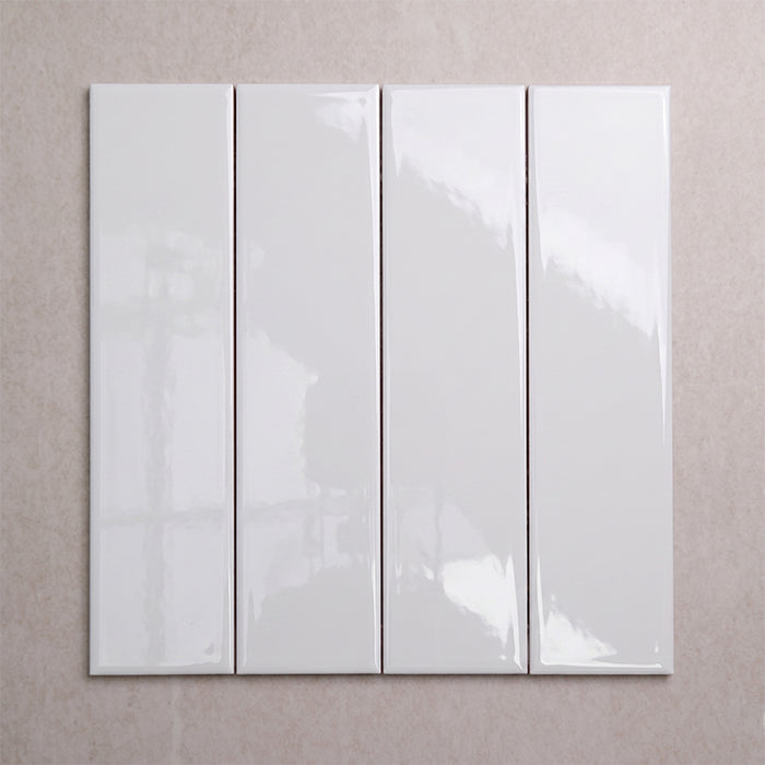 Avalon White Subway Wall Tile 75x300mm