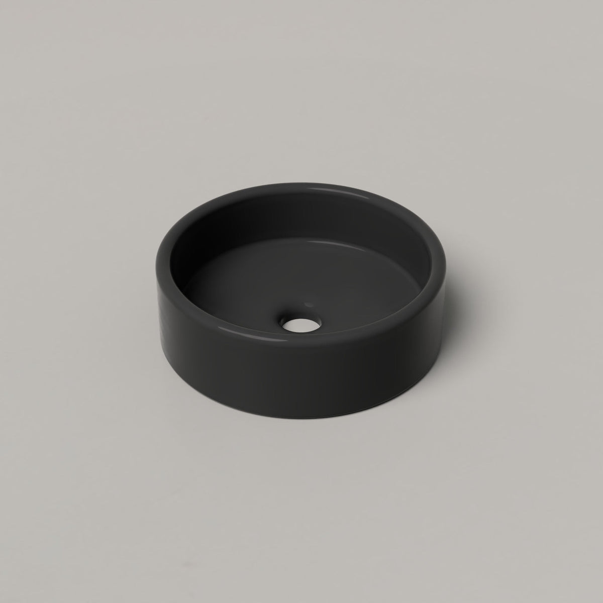 Nood Co Bowl Concrete Basin in Charcoal | Nood Co
